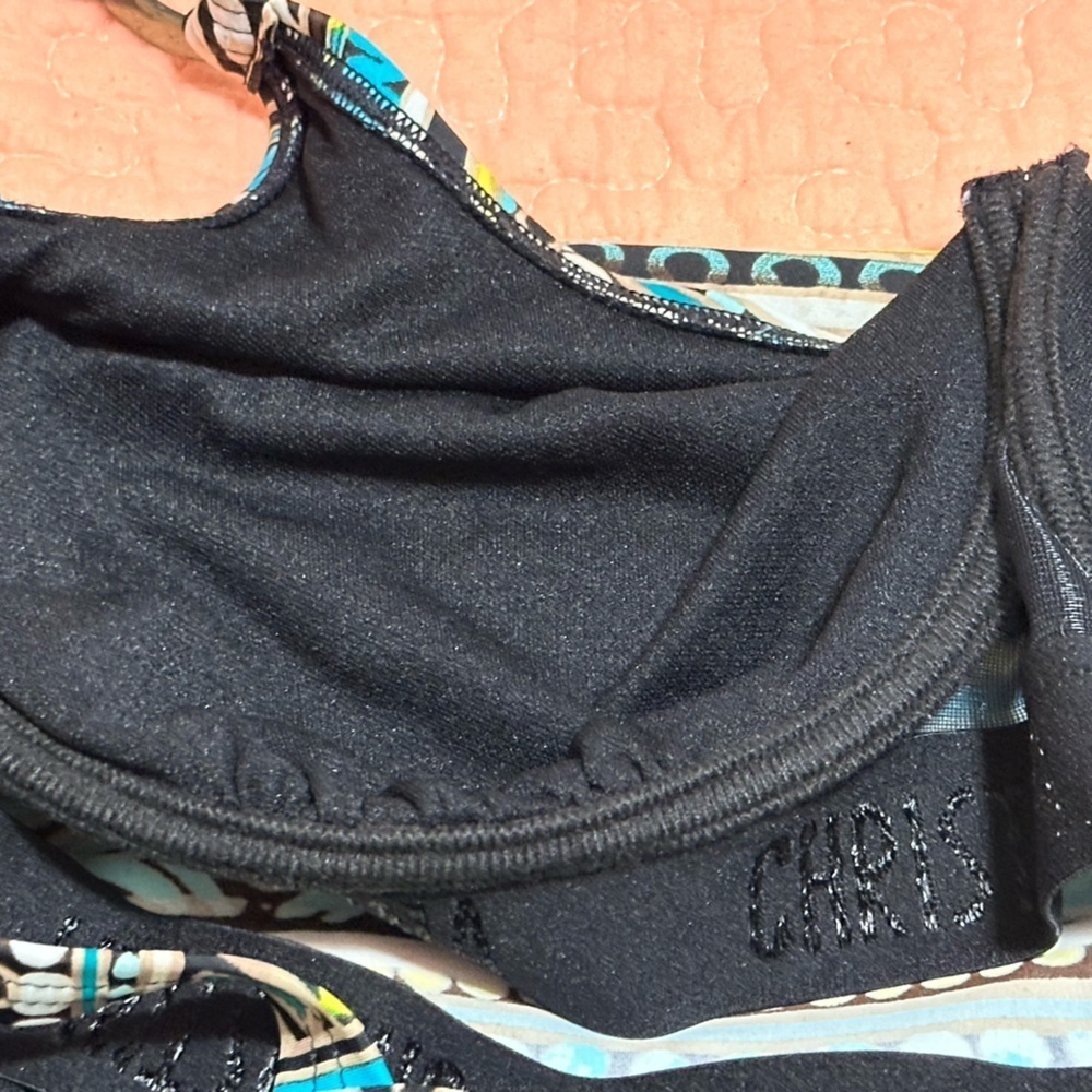 Christina Multicolor Patterned Tankini Top - Picture 6 of 10